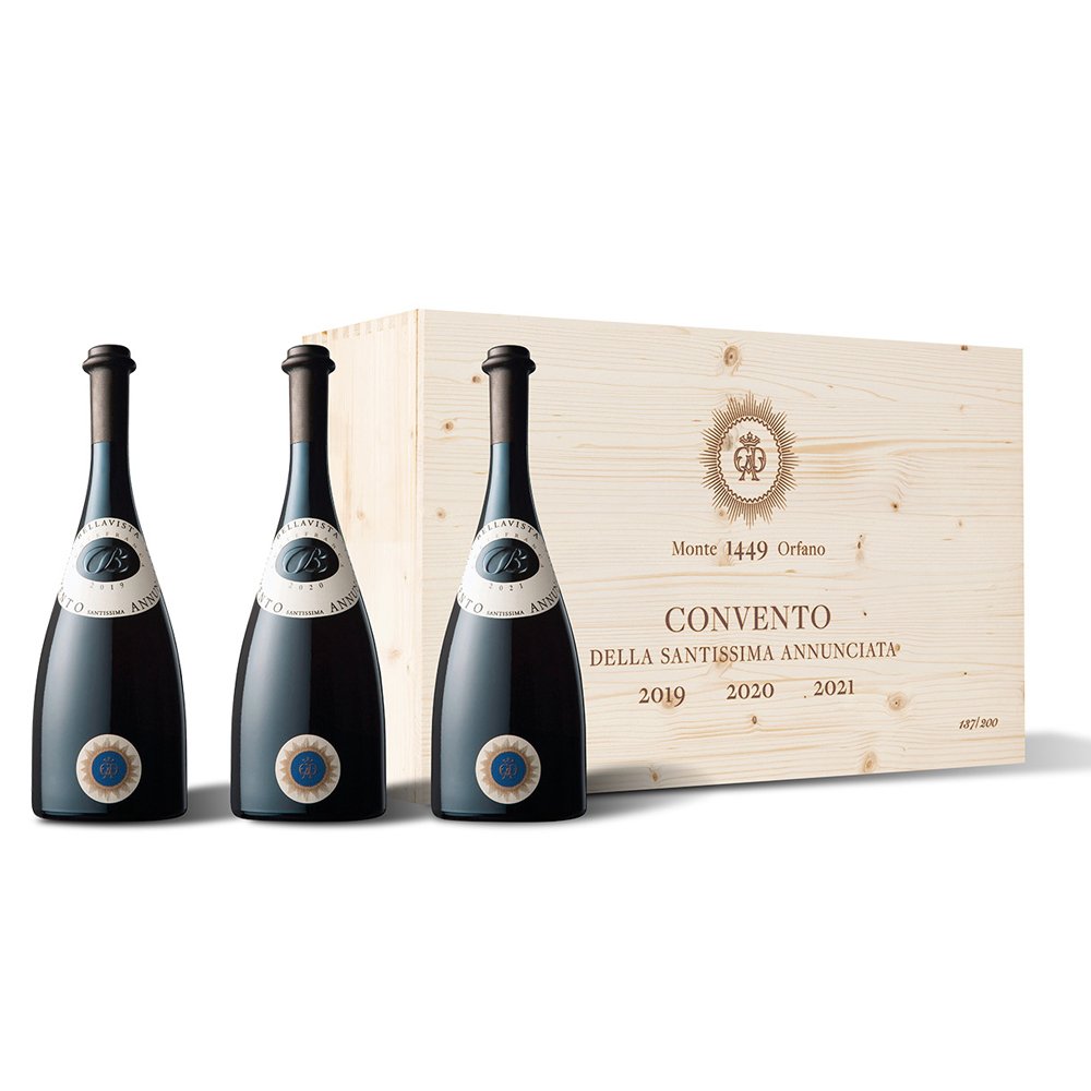 Curtefranca Bianco DOC “Convento Ss. Annunciata” 2019,2020,2021 - Bellavista (6 bottiglie)